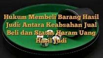 Apa Hukum Menerima Uang Hasil Judi